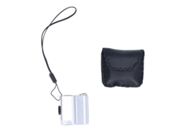 TRUYUETY Lupa de Bolsillo Portátil con LED 55X Antideslizante para Evaluación de Joyas y Mantenimiento de Relojes