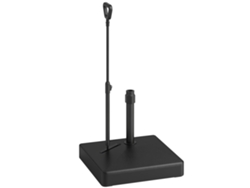 Base recargable para sombrero de sol con ruedas, para agua de 45 L o arena de 55 kg, color negro, PMM CAPITALI