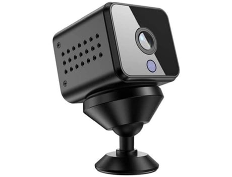 Cámara de Vigilancia de Seguridad Mini HD Sin Cables Portátil Adecuada para Apartamentos Interiores y Oficinas Domésticas Negro YIZHOOD