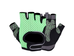 Guantes de fitness Boodun para levantamiento de pesas, gimnasio y entrenamiento al aire libre, color verde, talla M