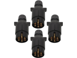 Adaptador De Cableado Para Remolque De 4 Piezas, Conector Eléctrico Impermeable, Enchufe Para Camión, Arnés De Cableado