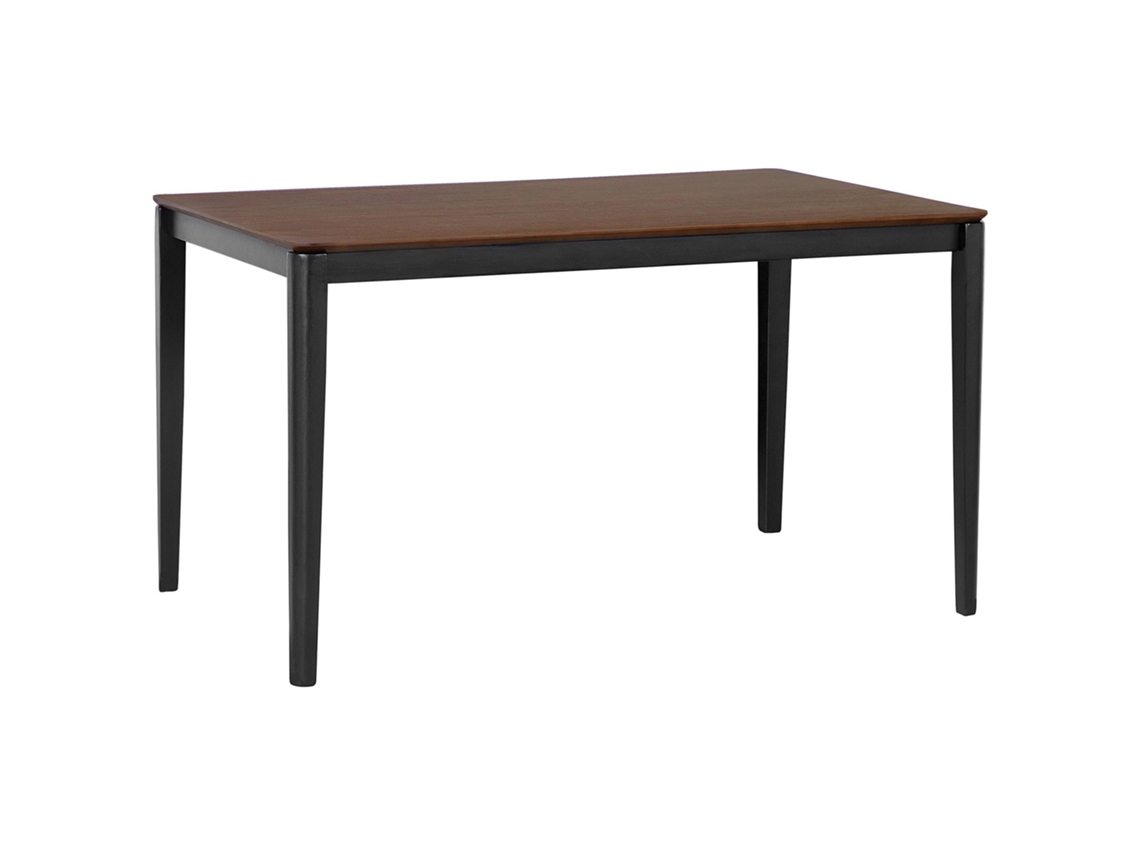 Mesa de comedor BELIANI Cedar de MDF Madera oscura 80x135x75