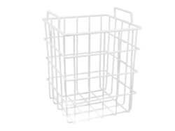 Cesta De Alambre De Alta Capacidad Para Congelador, Organizador Profundo Para Refrigerador, 385 Mm