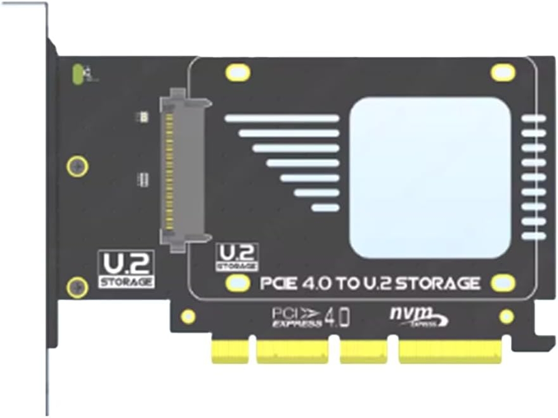 Tarjeta de expansión SSD PCIe 4.0 a U.2 Gen5 de 128 Gbps x4 x8 x16 4.0/3.0/2.0 SFUSHOS (sff 8639)