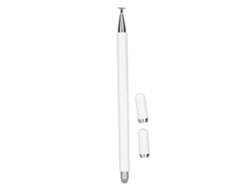 Lápiz Stylus 2 En 1 Control Preciso Lápiz De Toque Inteligente De Aleación De Aluminio Blanco