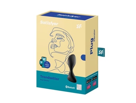 Estimulador SATISFYER Trendsetter Plug Vibrador Con App (Negro - 1 Unidad)