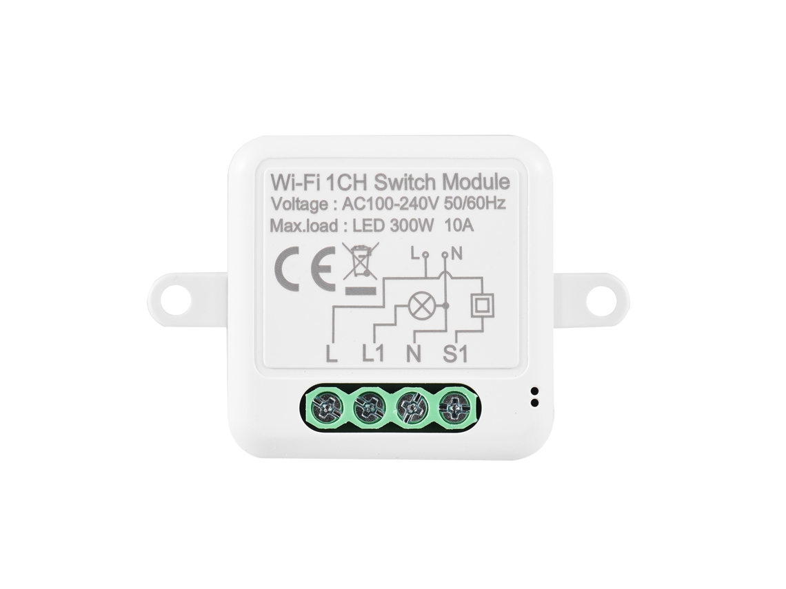 Módulo Interruptor Wifi Inteligente Mini Con Control Por Voz, App Y Función De Temporización
