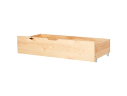 Cama doble Olendon de BELIANI en pino marrón claro 99x45x22
