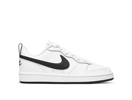 Zapatillas Deportivas NIKE Court Borough Low 2 Niños (Blanco, Negro -Cuero Natural -36,5)