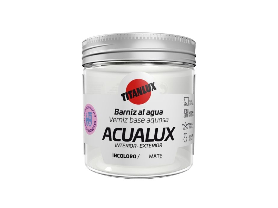 Barniz mate Acualux 75ml