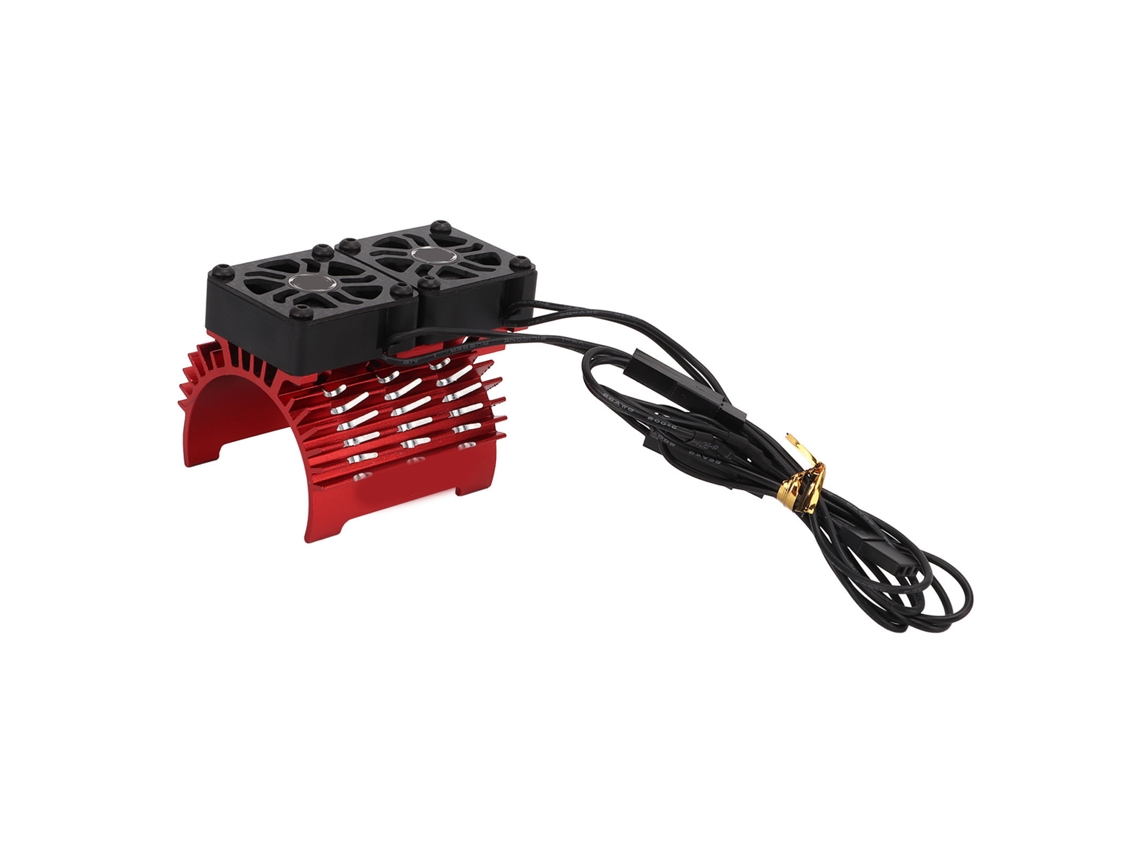 Refrigerador de motor sin escobillas de 40-42 mm para coche RC 1/8 rojo