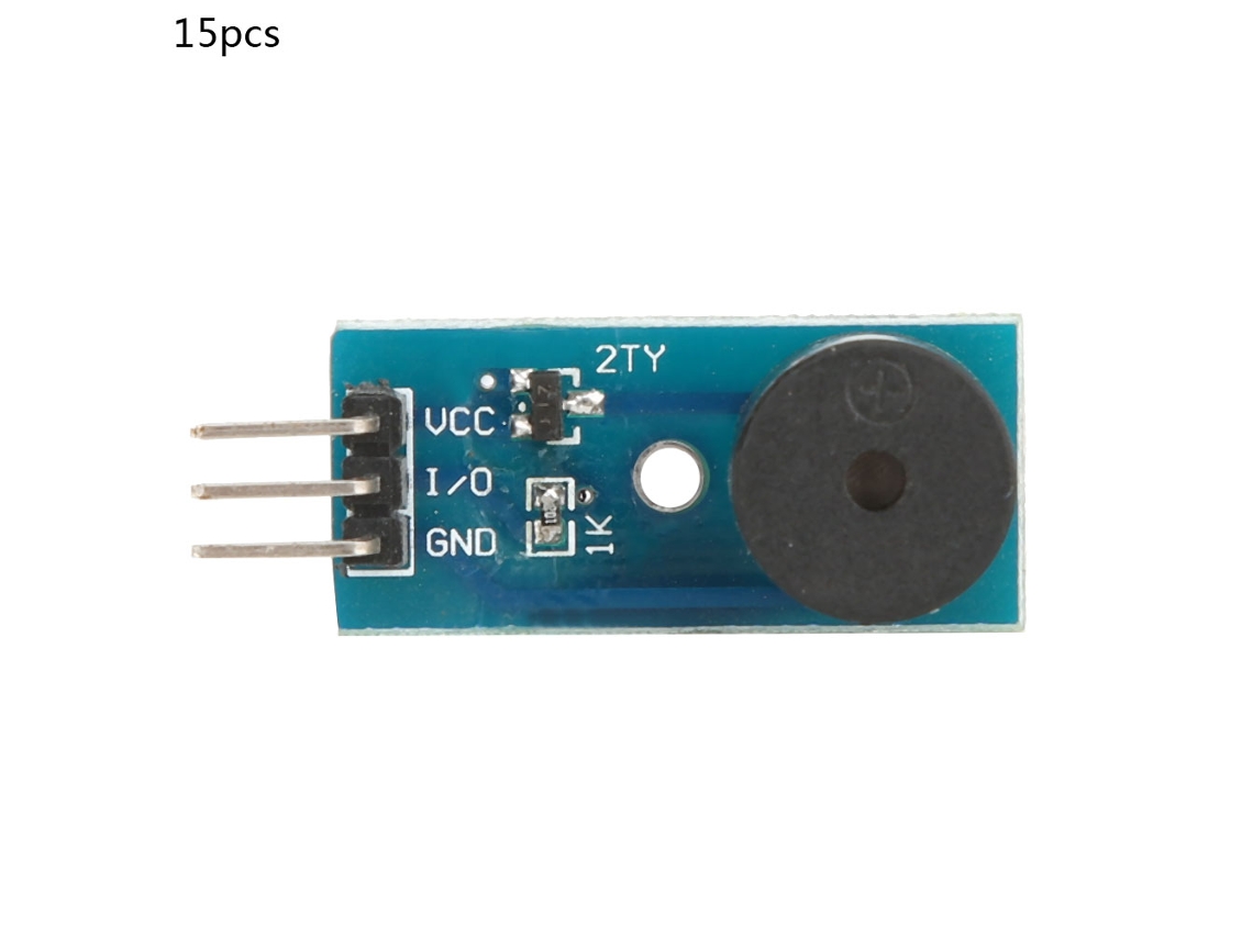 15 Módulos De Zumbador Pasivo Con Disparador De Bajo Nivel, Accesorios De Audio Electrónico De 3,3 V A 5 V.