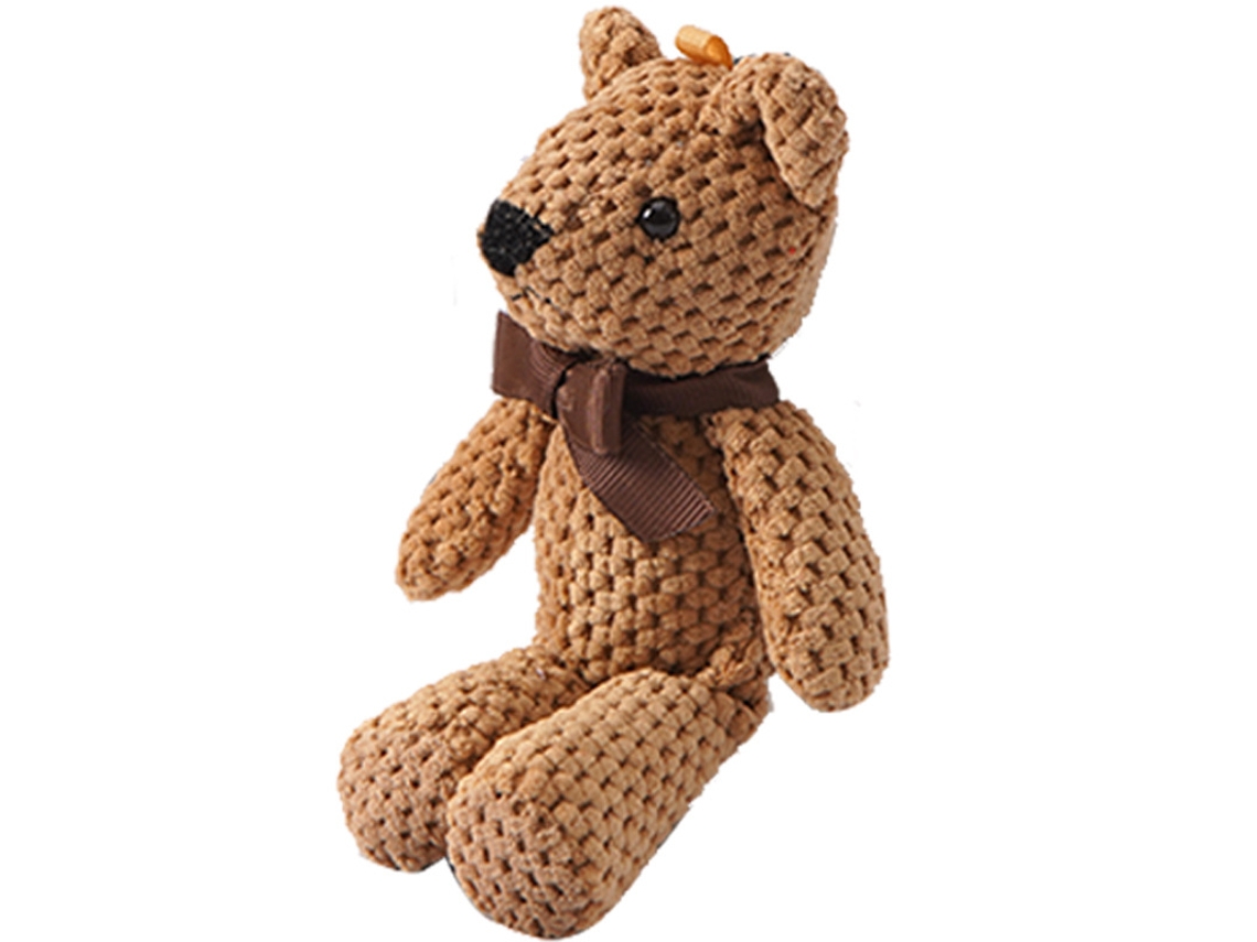 Bolsa para memoria USB con forma de llavero de oso piña, memoria USB flexible, adorable memoria USB de juguete para niños
