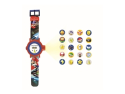 Reloj proyector digital con 20 proyecciones, Mario Kart