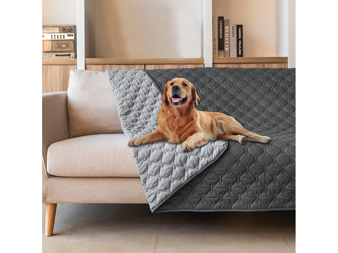 Manta impermeable de doble cara para perros, 100 % suave, reversible, para sofá y coche, ideal para cachorros, gatos y niños. Truyuety