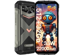 Doogee Vmax Pro Smartphone robusto 32 GB 512 GB Batería de 22000 mAh 33 W Pantalla FHD de 6,58" Cámara Ai de 108 MP Ip68 NFC Dual Sim 5G GPS Gris