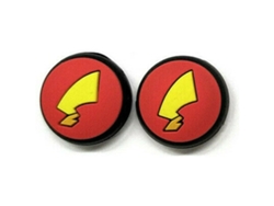 2 X Grips Joystick Compatible Para Nintendo Switch / Lite Pokemon Pikachu Rojo