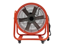 Ventilador portátil, alto flujo de aire, ángulo ajustable, 1100 W.