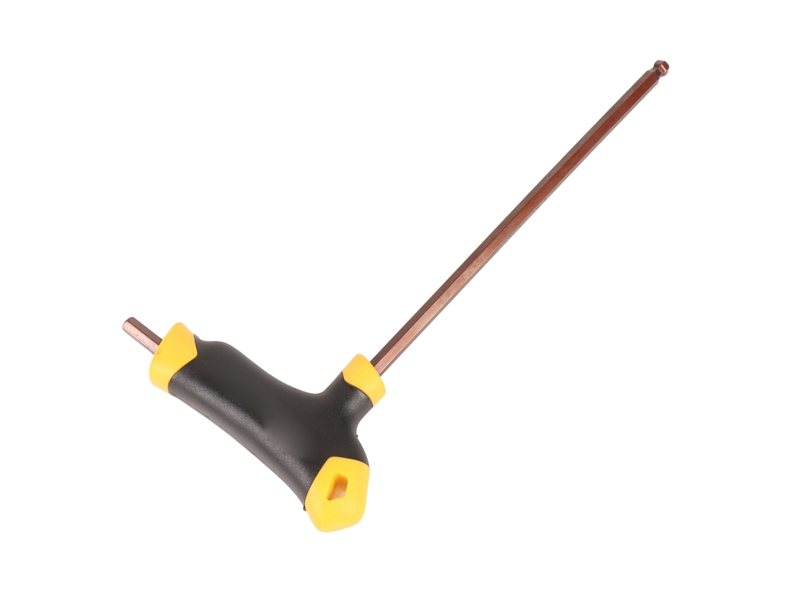 Llave Allen En Forma De T Con Cabeza Redonda Y Mango Largo, Herramienta De Reparación Profesional, 5 Mm.