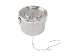 Colador De Especias De Acero Inoxidable 304 Con Cadena Para Colgar, Ideal Para Tés Y Sopas, 14 Cm.
