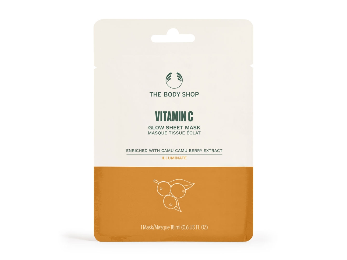 Máscara de Hoja Luminosa Vitamina C The Body Shop 18 ml