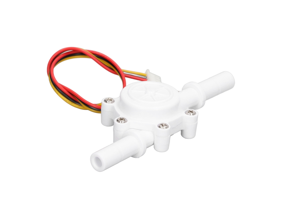 Sensor De Fluxo Hall Para Água Com Interruptor 0.3-10l/min Dc3.5-24v G3/8 25cm 180°