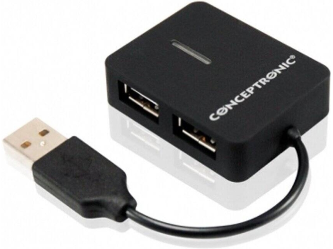 Hub CONCEPTRONIC 4 Portas USB 2.0 C4PUSB2