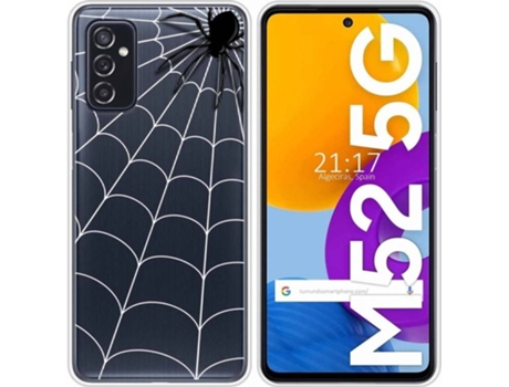 Carcasa Samsung Galaxy M52 5G TUMUNDOSMARTPHONE Araña Multicolor
