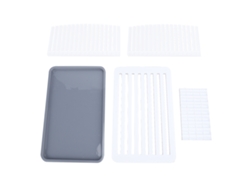 Guía Ajustable Para Cortar Pan Con Bandeja Recogemigas: Compacta Y Plegable Para Cortar Pan Casero.