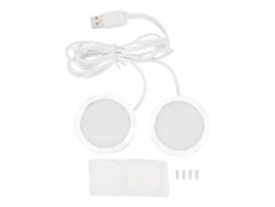 2026-foco Led De Doble Cabeza Mini Ultra Delgado 5v Usb Luz Bajo Mesada Para Joyería Y Modelos