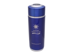 Botella de agua alcalina de acero inoxidable, portátil, con nanobalance, bioenergética, ionizador y termo (azul)
