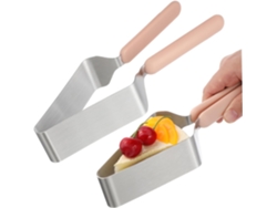 Juego De Cortadores De Pasteles, De Metal, 2 Piezas