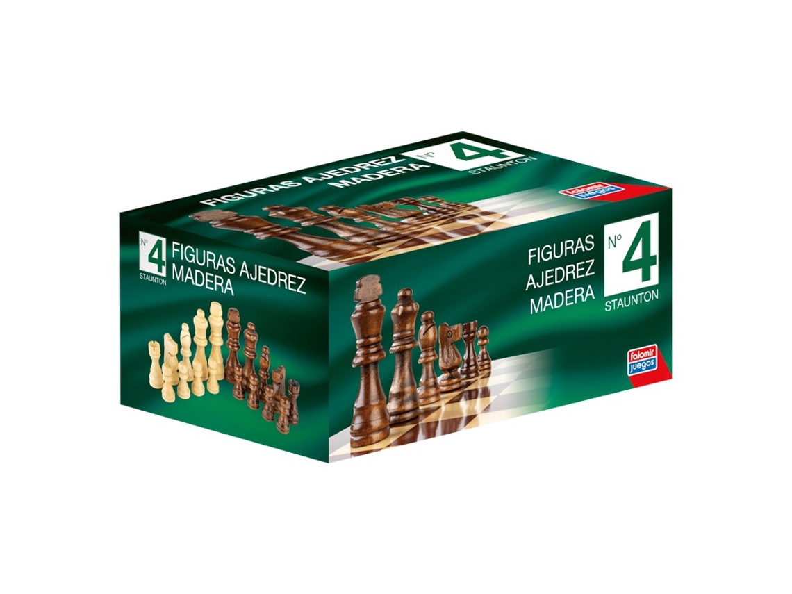 Figuras Ajedrez Madera Stauton Nº4 FALOMIR