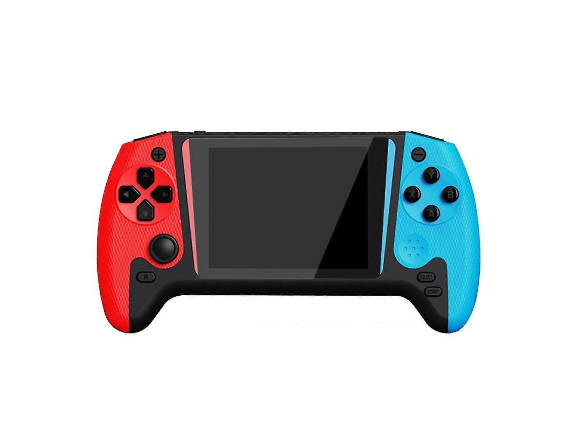 Consola De Videojuegos De Mano 500 En 1 Consola De Juegos Retro Arcade De Nostalgia Infantil De 3,5 Pulgadas Para Niños Niños Rojo Azul