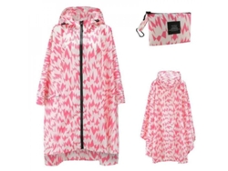 2026-impermeable Portátil Para Adultos, Poncho Reutilizable Con Capucha Y Mangas, Lluvia Ligero Ung Beige Rosa
