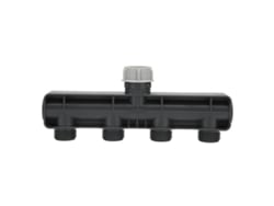 Divisor De Agua De 4 Vías Con Rosca Hembra/macho G3/4 Para Grifos De Jardín, Riego, Granja Y Patio.