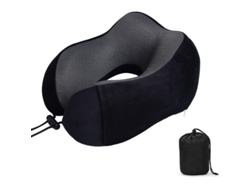 Dan26-almohada De Viaje De Espuma De Memoria Con Soporte Cervical Ergonómico Para Viajes O Vuelos