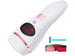 Depiladora IPL Yizhood con 999.900 destellos, ideal para rostro, axilas, piernas y bikini, color rosa