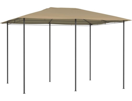 vidaXL Cenador gris taupe 3x4x2,6 m 160 g/m²