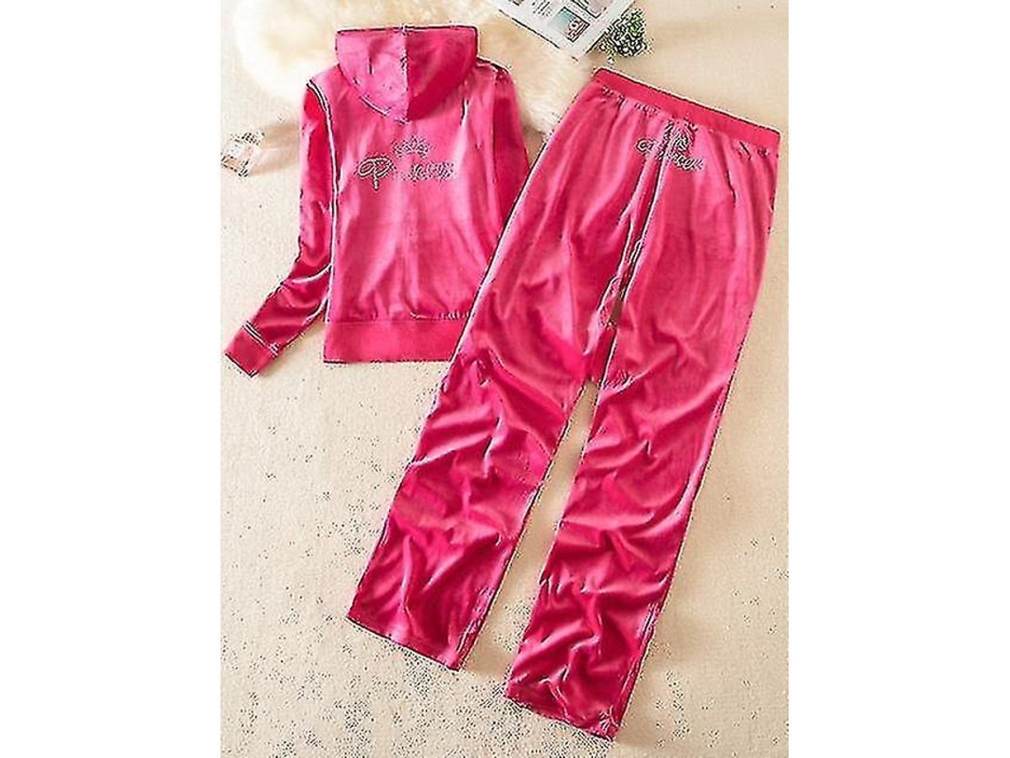 2026-conjunto Deportivo De Sudadera Y Pantalones De Velour Con Cremallera Para Mujer Otoño/primavera 2023 De Talla Regular Con Piedras Strass