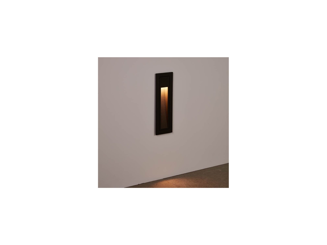 Baliza Exterior LED 3W Empotrable Pared Antracita Lane
