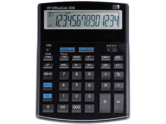 Calculadora Financiera HP OfficeCalc 200 Negro (14 dígitos)