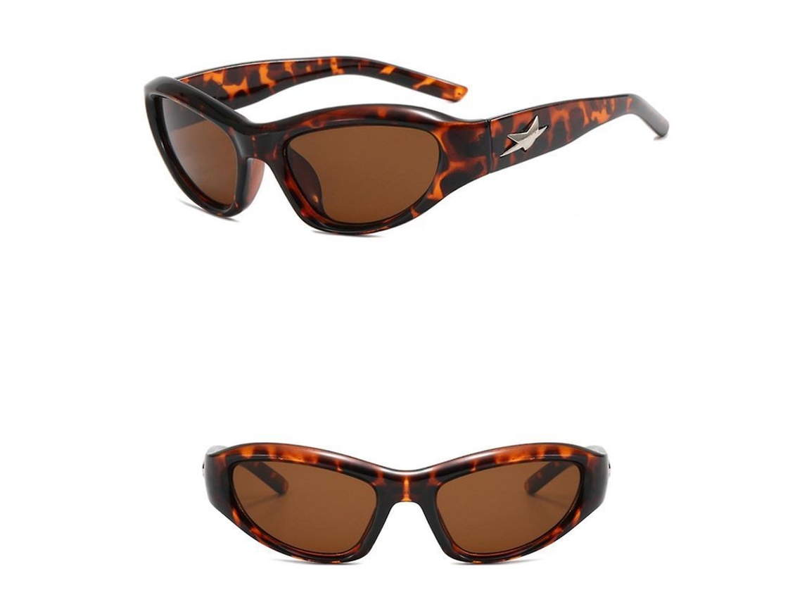 Gafas De Sol Cuadradas Gruesas Y2k Millennium Spicy Girls Con Protección Uv400 Para Viajes, Vacaciones Y Senderismo.