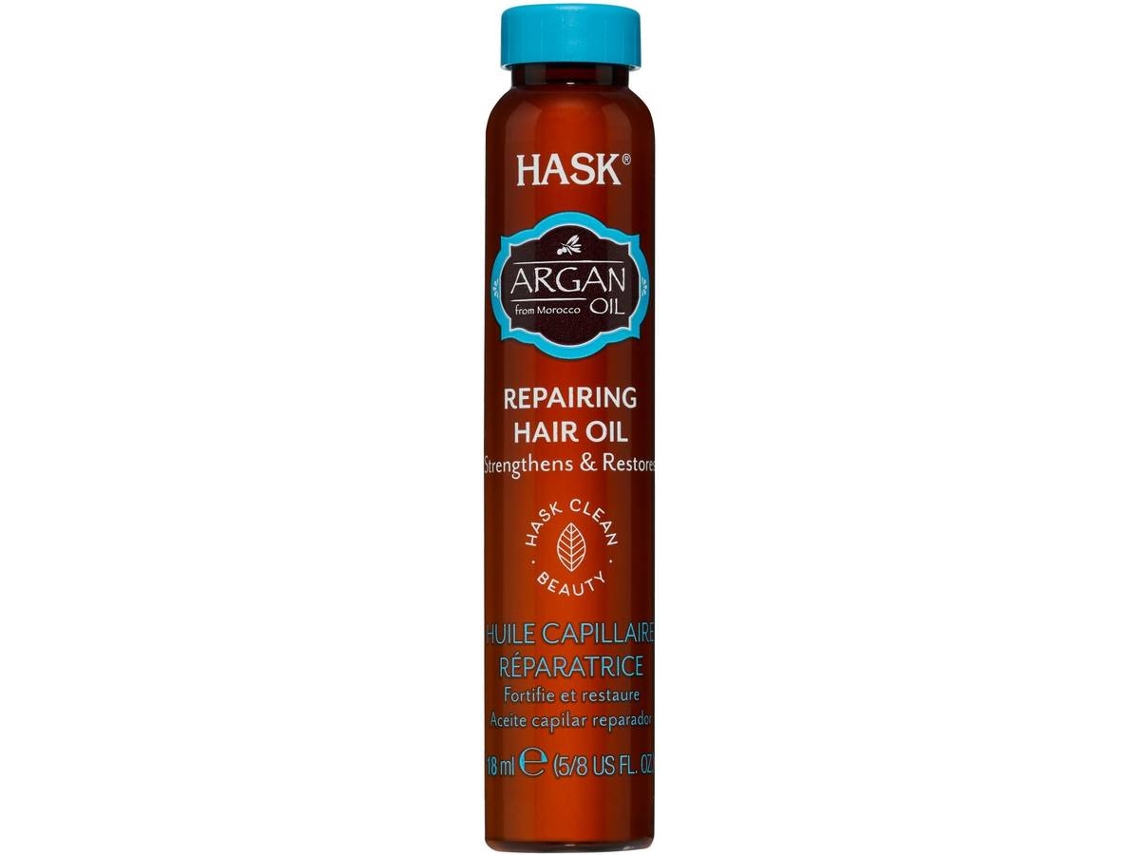 Aceite de Brillo HASK Argan Oil Reparador (18 ml)