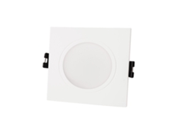 Aro Downlight Cuadrado IP65 para Bombilla LED GU10 / GU5.3 Corte Ø75 mm Maxis LEDKIA