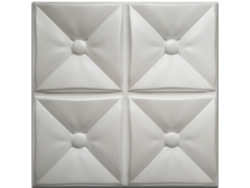 Paneles 3D ETERNAL PARQUET Para Techo O Pared 50X50X2Cm Blanco 4 Modelos 10M2 de Cilindros