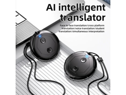 Traductor inteligente K18 con inteligencia artificial, traducción multilingüe, interpretación simultánea multiplataforma, máquina de traducción portátil de larga duración