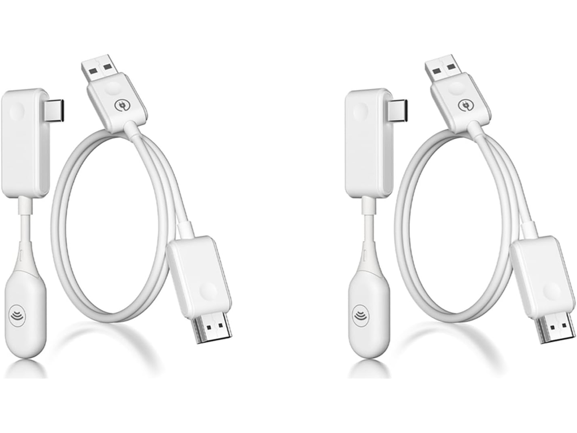 Kit De Extensión Transmisor-receptor 2x Sin Adaptador Compatible, Dongle De Pantalla 1080p