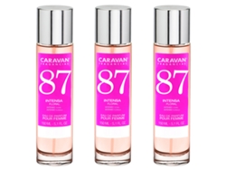 3x Perfume de Mujer Nº87 100ml CARAVAN
