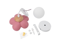 Luminária Pendente Flor Estilo Creme G9 Para Ilha De Cozinha Sala De Jantar Quarto Sala De Estar